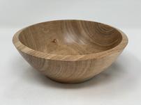 Wooden bowl with contrasting 2-tone grain 202//151